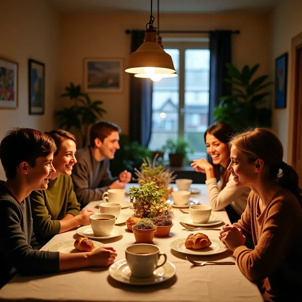 Éléments naturels, comme des racines et des herbes, disposés sur une table en bois.